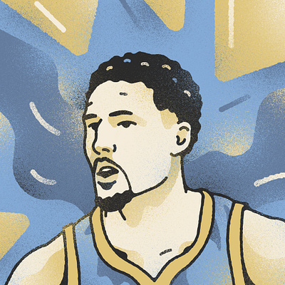 Klay Thompson golden state klay thompson nba portrait warriors