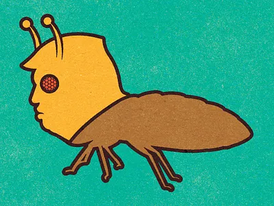 ⁣⁣⁣⁣⁣⁣Trump, The Bed Bug! alexei conceptual design digital editorial illustration personal texture vector vella