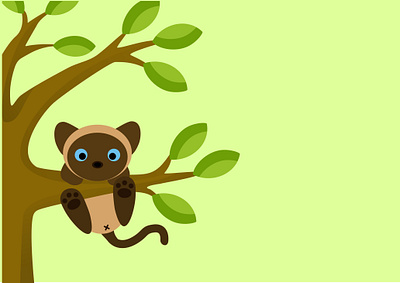 tREE cLIMBER design flat illustration minimal typography vector