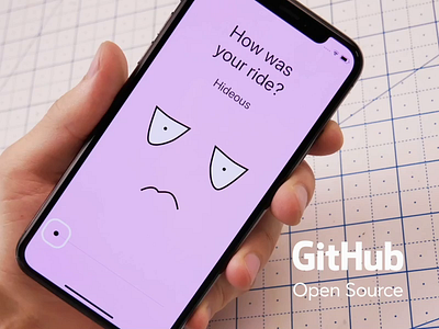 Rate your ride animated / SWIFT animation app code cuberto development free github graphics icons illustration iphone mobile motion open source swift ui ux