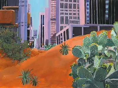 Alice Tye 'Hello America' 2d alice tye artist colour illustration illustrator jelly london painter painting