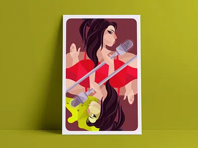 Forever 27 Remastered ☠️🎤🍹 amy card death forever 27 microphone overdose puke