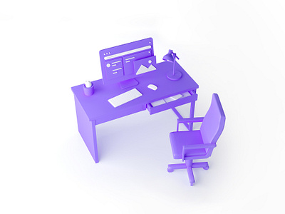 Desk 3d 3d design 3dsmax design geometric geometric design illustration render