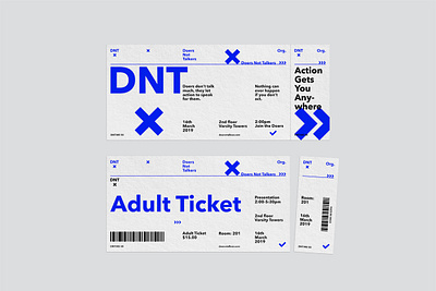 DNT Branding Part 17 branding design logo ticket typography vi