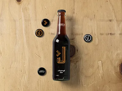 Juare's handcraft beer beer bottle brand foody handcraft yellow