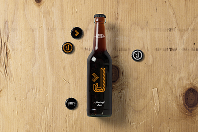 Juare's handcraft beer beer bottle brand foody handcraft yellow