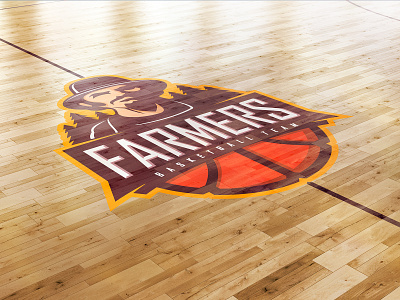 Mockup basketball court free