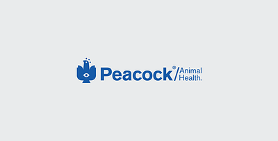 Peacock Animal Health brand branding design icon identity logo logotype
