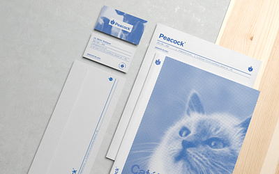 Peacock - Stationery brand branding design icon identity logo logotype menta picante stationery