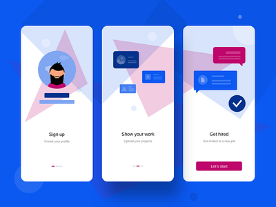 onBoarding dailyui mobile mobile app productdesign ui ux