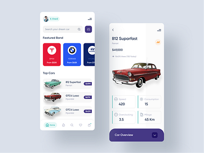 Car Shop App Exploration app design corporate agency illustration creative design designer dribbble best shot icon vector blockchain ios android interface minimal clean new trend popular trending graphics ui ui ux kit pricing