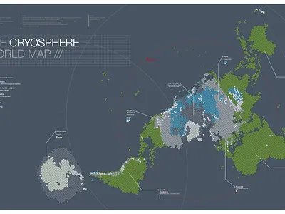 Cryosphere Worldmap cryosphere volufsen world map