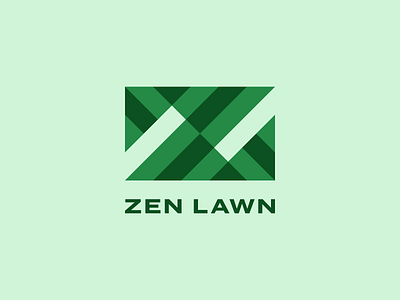 The Zen of Logos branding custom type green grid logo monogram typography z z monogram