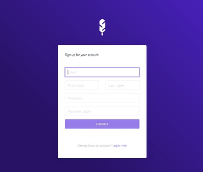 Feathery.io | Sign Up