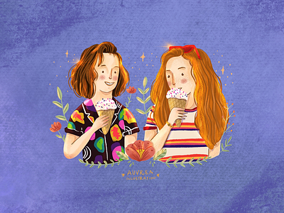 Stranger things - Season 3 drawing eleven illustration max netflix pop culture stranger things tv show