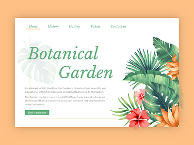 Landing Page dailyui design flowers landing landing page uiux web web design