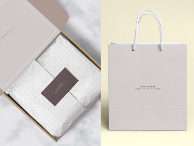 TAHARI ASL Packaging art direction packaging