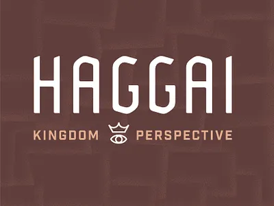 Haggai Branding bible bible design branding church church branding church design church logo design haggai logo logo design typography vector