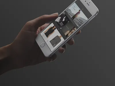Home View for Luxury Fashion iOS App app fashion ios luxury