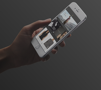 Home View for Luxury Fashion iOS App app fashion ios luxury