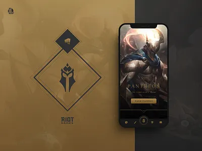 League of Legends - Champions app concept design app champions character concept dark design esports figma game games hero league of legends leagueoflegends moba mobile riotgames stats ui uiux ux