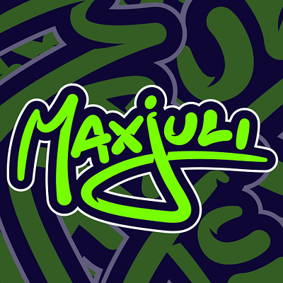 Maxjuli graffiti mark drawing graffiti hand drawn logo