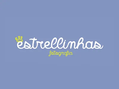 Estrellinhas fotografia branding design logo