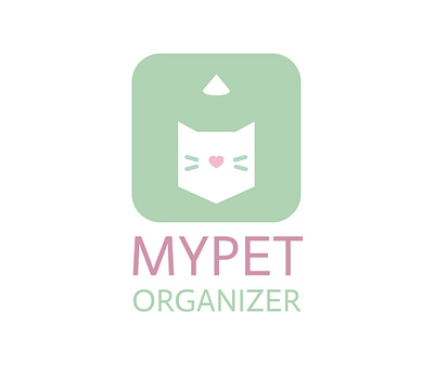 Mypet Organizer App branding design logo