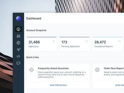 Dashboard cards design icons navigation product design ui user interface user interface design ux web app website