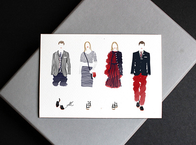 BROOKS BROTHERS BY THOM BROWNE 2015 resort 2015 2015resort brooksbrothers fashion illustration fashion illustrator fashionillustration fashionweek illustration sokidahee thombrowne