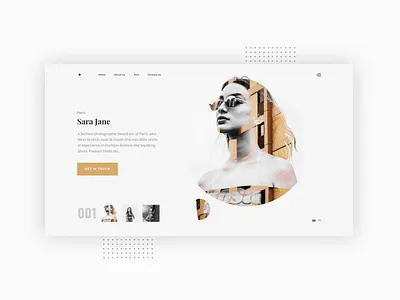 Photographer Portfolio clean clean ui landingpage minimal photographer photography typography ui uidesign website whitespace