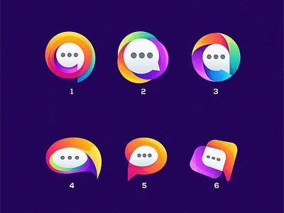 chat logo app brand branding chat design icon logo sport ui ux vector