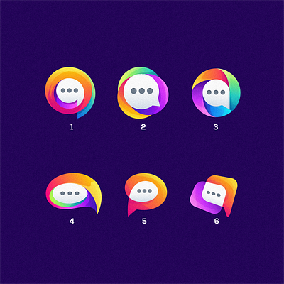 chat logo app brand branding chat design icon logo sport ui ux vector