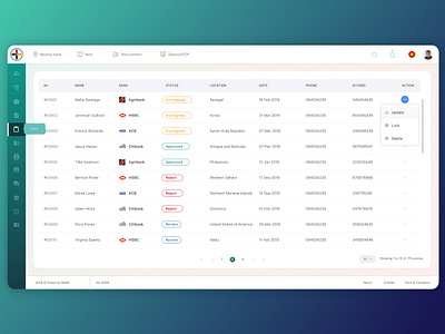 Simple list dashboard admin admin dashboard app dashboard design designs icon illustrator left menu list menu sketch ui uiux web webdesign website