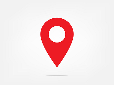 Simple and elegant pin location color design elegant icon icon design icon set icons location locations pin pin location red simple vector vectors