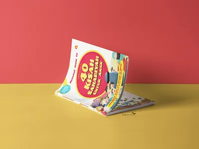 Layout Design (Children Book) 40 Kisah Sahabiyah Untuk Anak book book cover design graphic design illustration layout layout design vector