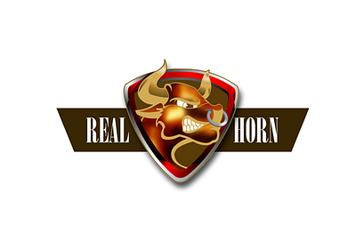 Real Horn Logo guitarpick hk logotypes