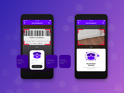 Scan Consignment App consignment design ios ios app minimalist native scan simple sketch app ui visual design