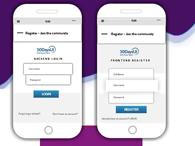 Sign Up / Login UI #dailyUI dailyui dailyui 001 login page signup page ui