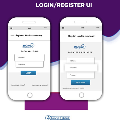 Sign Up / Login UI #dailyUI dailyui dailyui 001 login page signup page ui