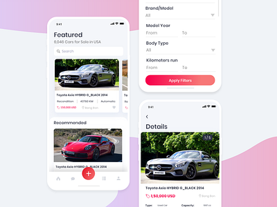 Car Selling Mobile App Design Concept car sell car selling app design mobile app mobile app design mobile ui mobile ux ui ui design used car ux ux design