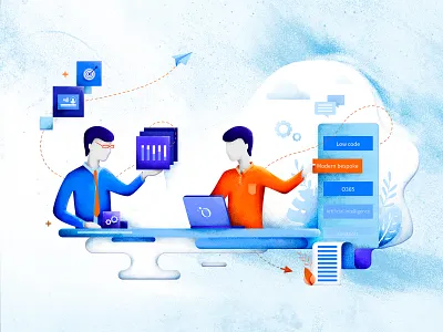 Illustration - How we work brand brand design czyzkowski illustration objectivity web