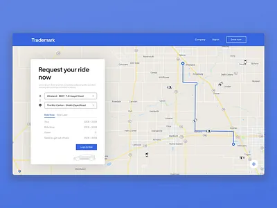 Ride Booking Webapp Design booking careem design dribbble dribbleinvite invitation invite lyft popular ridesharing taxi uber ui web website