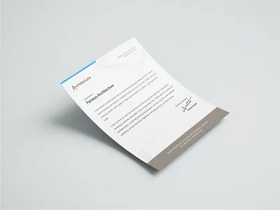 Day 7 - Design Letterhead adobe behance branding design graphic design letterhead logo mockup photoshop pinterest stationery