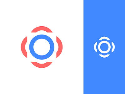 Mark | Logo design blue brand branding circle design flat logo logo design logo mark logo mark design logo mark symbol logodesign logos logotype red square startup vector