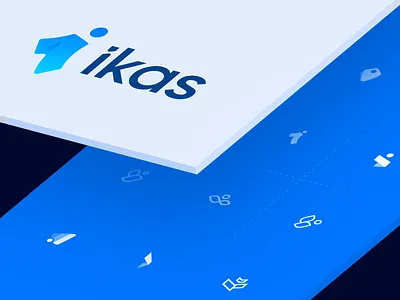 ikas Branding Identity app brand brand design branding branding and identity ikas ikas branding logo logo design logo design concept logo mark logotype