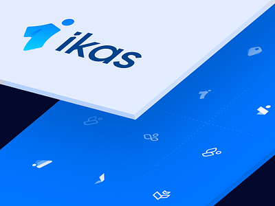 ikas Branding Identity app brand brand design branding branding and identity ikas ikas branding logo logo design logo design concept logo mark logotype