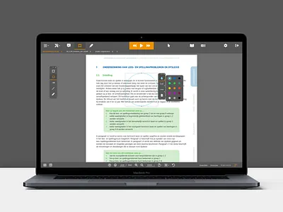 e-learning web application application draw tools ui uiux webapp