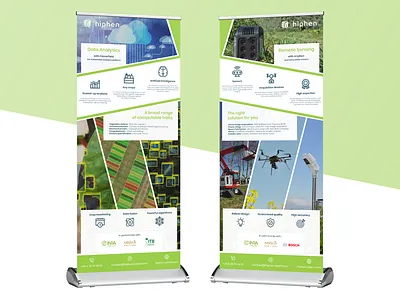 Roll-up - Hiphen Branding branding design marketing print roll up start up