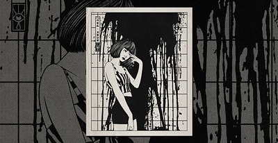 N°3 ! blood design girl girl illustration gore graphic illustration japan japanese manga mangaart paiheme paihemestudio retro retro design vintage
